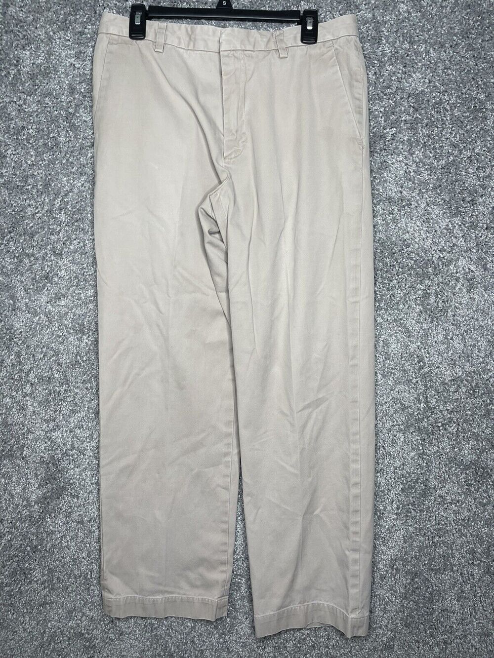 Men's Banana Republic Pants Dawson Khakis 33/32 Hook &Eye Adults Cotton